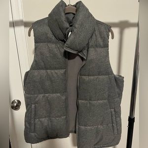 Gray Puffer Vest
